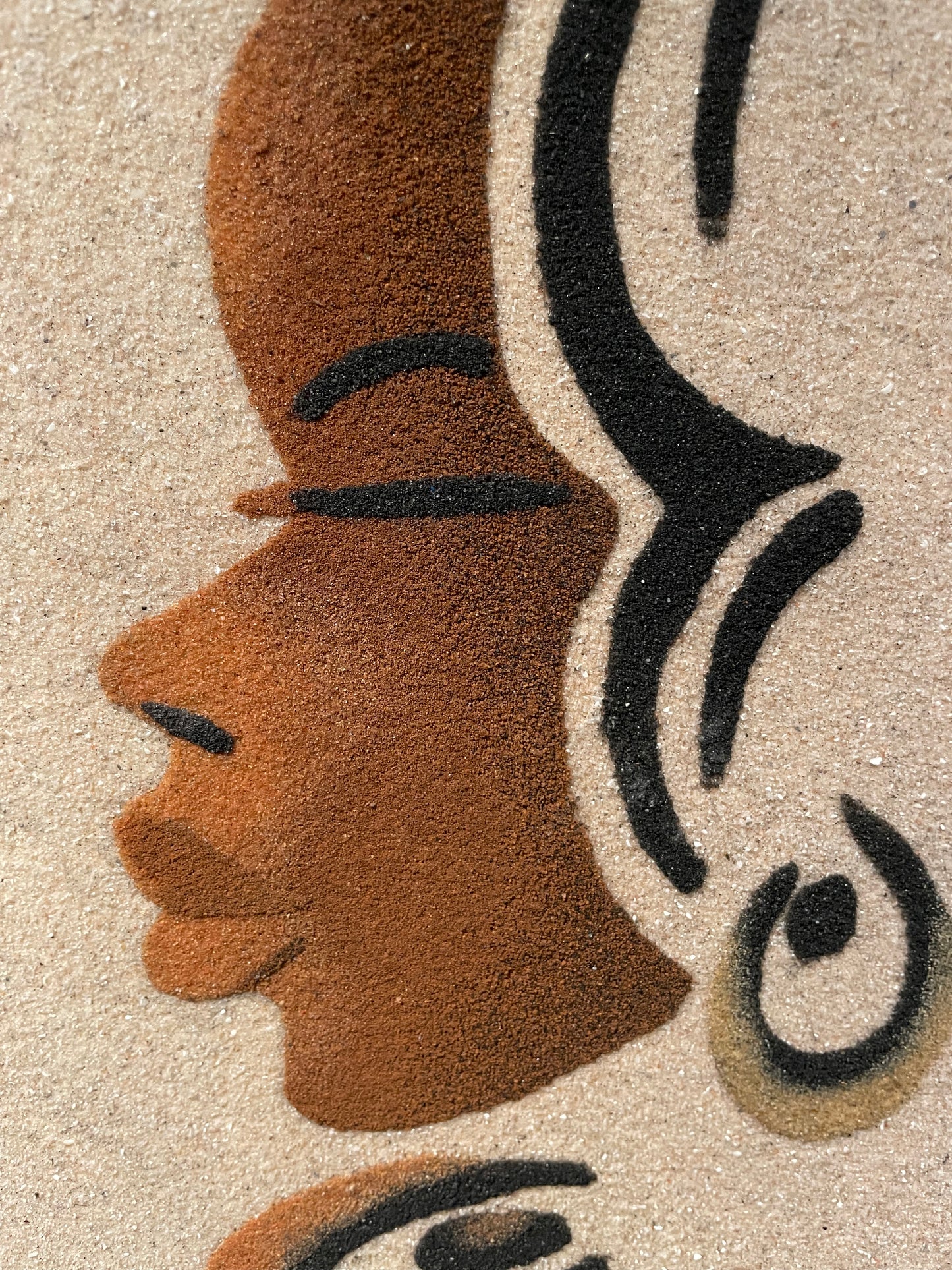 True art on reclaimed wood for the wall. Fair Trade from Senegal