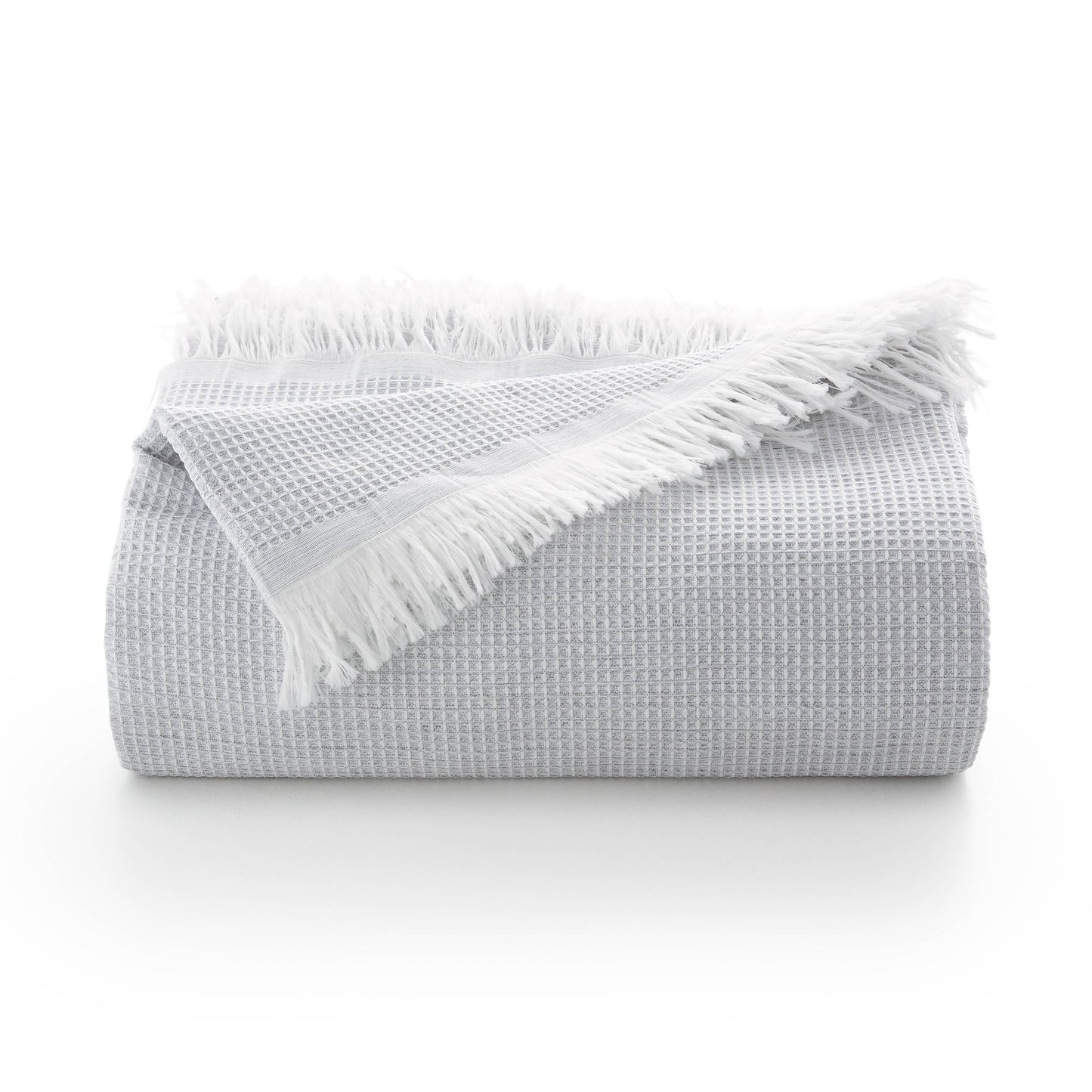 Plaid – Lys grå, 230x280cm