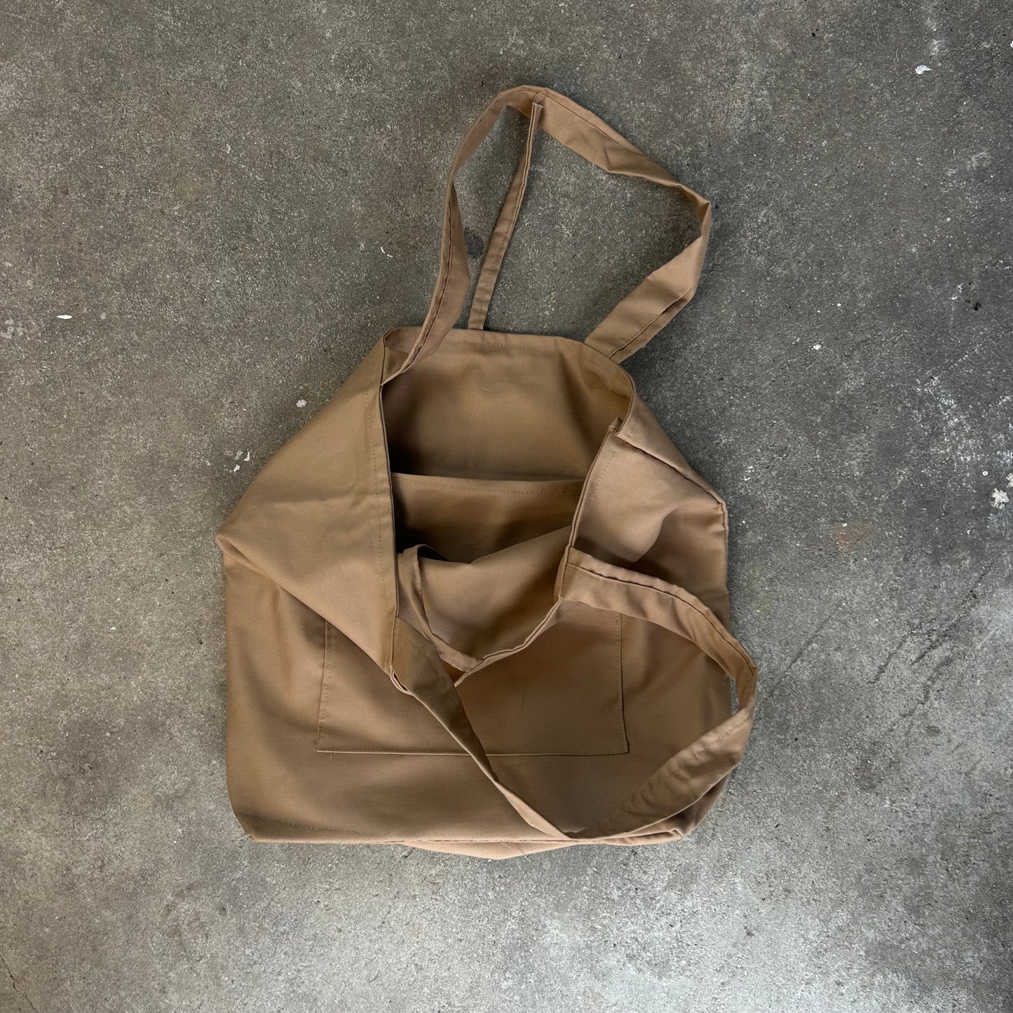 Tote bag in strong canvas, Mocha, Senegal