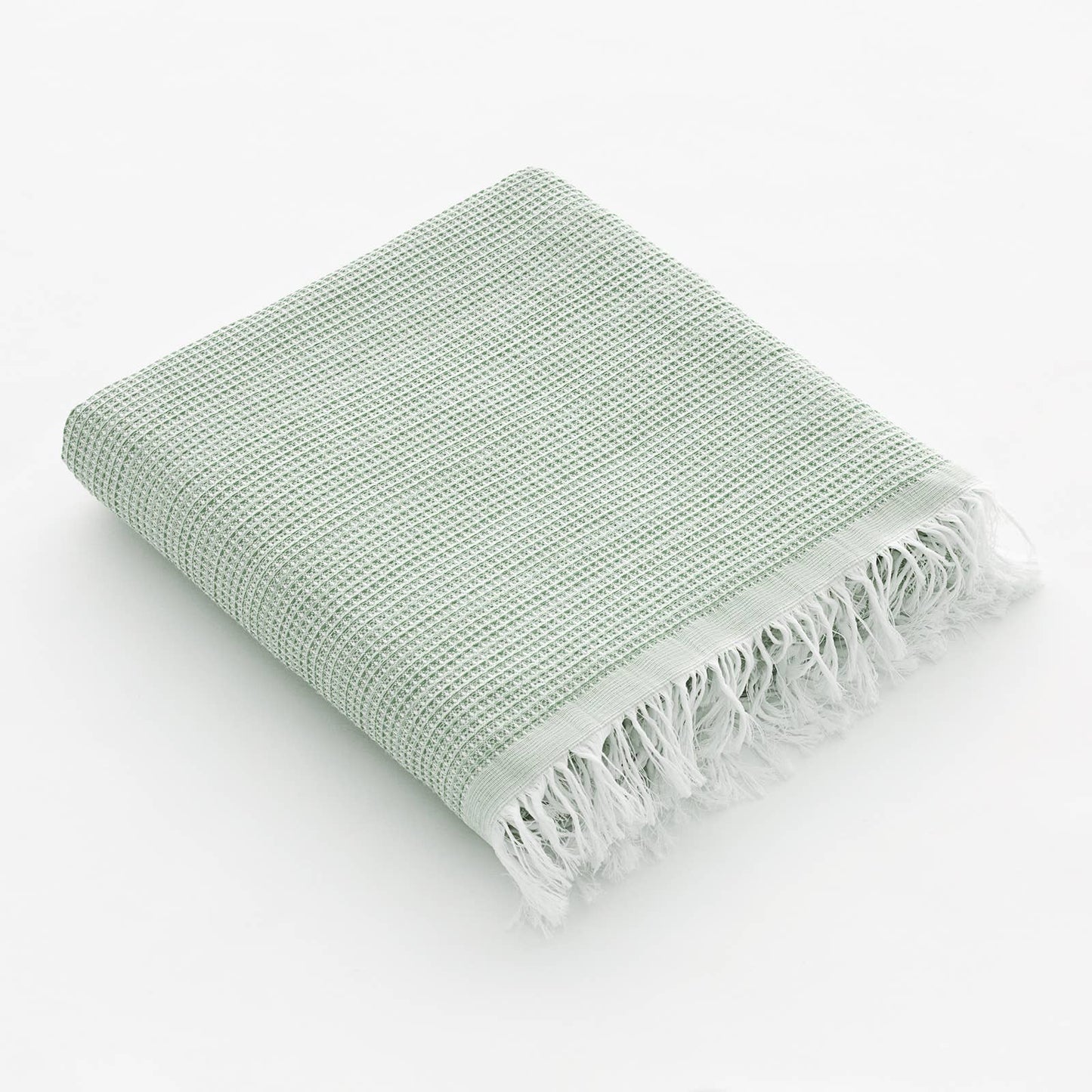 Strandhåndklæde-sarong i bomuld: Hvid / 90x180 cm