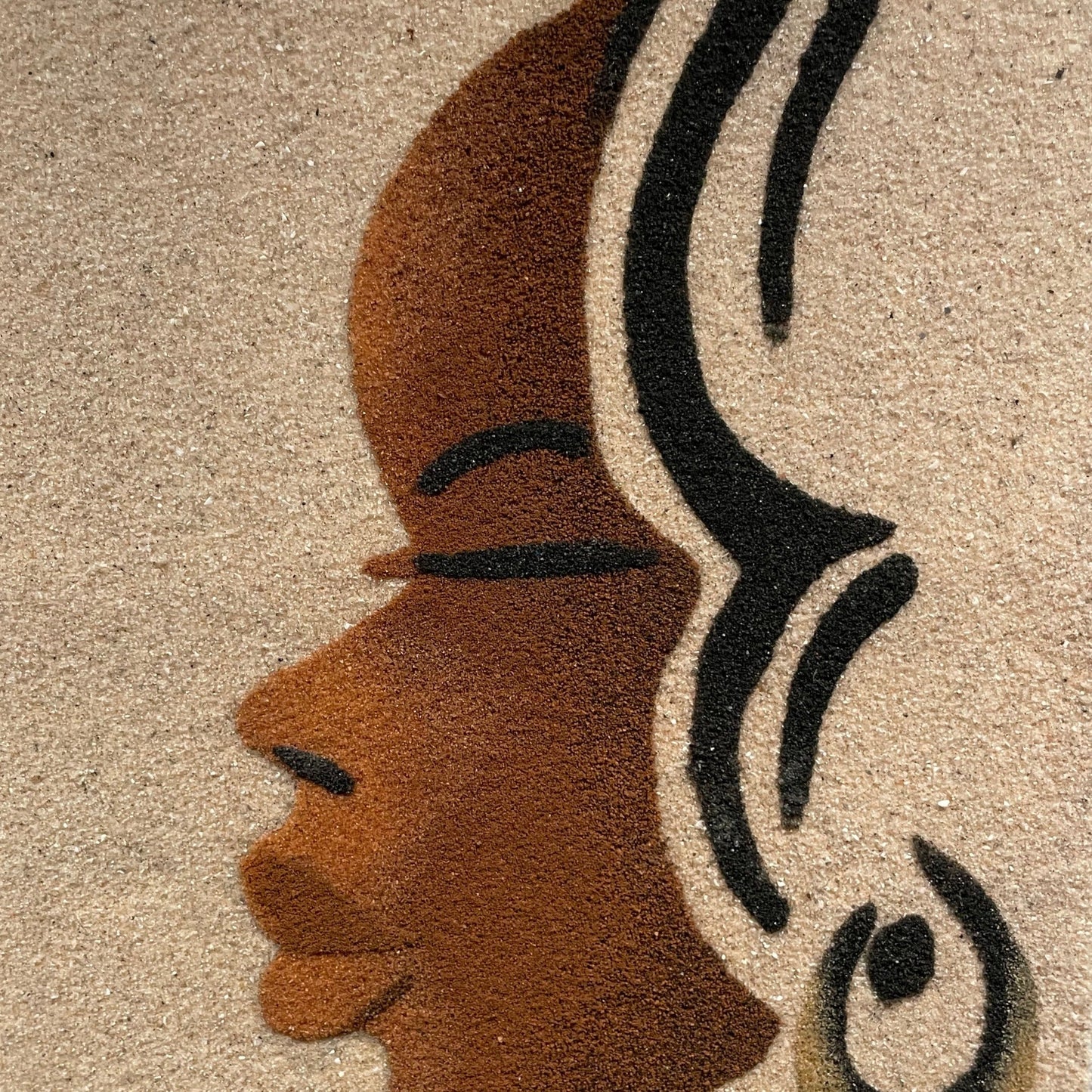 True art on reclaimed wood for the wall. Fair Trade from Senegal
