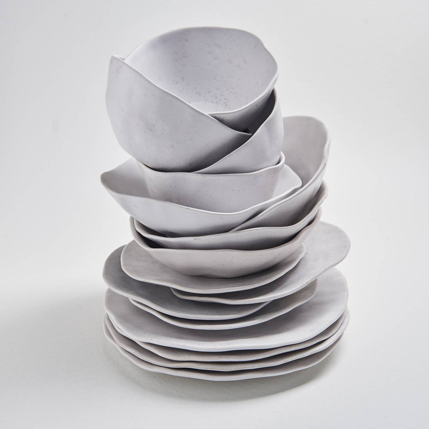 Nature Shape, Pastatallerken, hvid 22cm