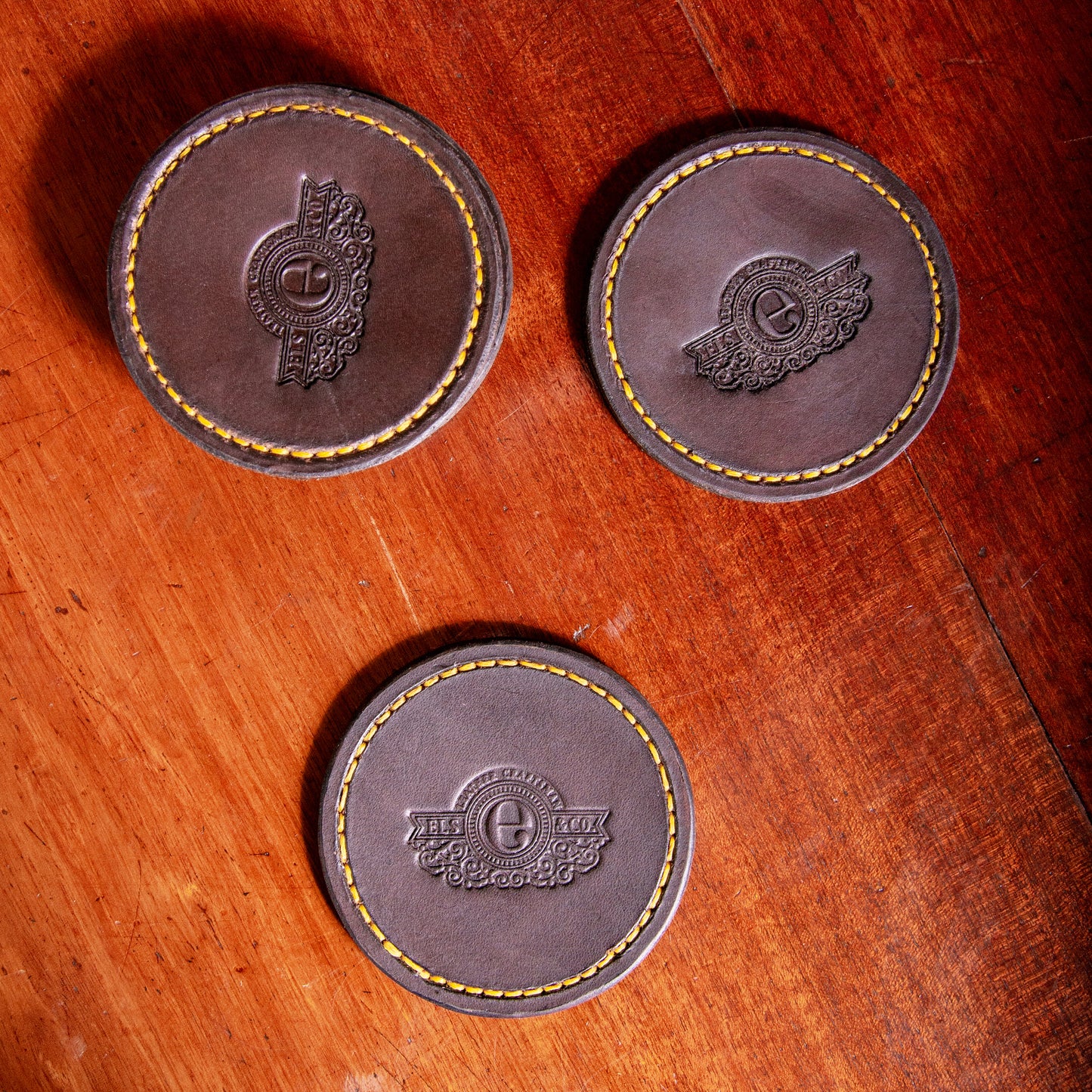 Table piece and protector in leather for the table, South Africa