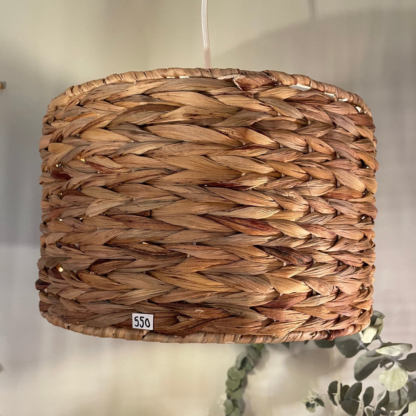 Wicker lampshade, Cameroon