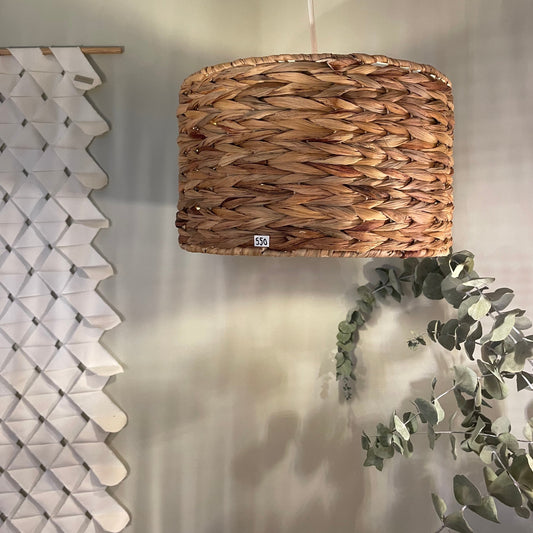 Wicker lampshade, Cameroon