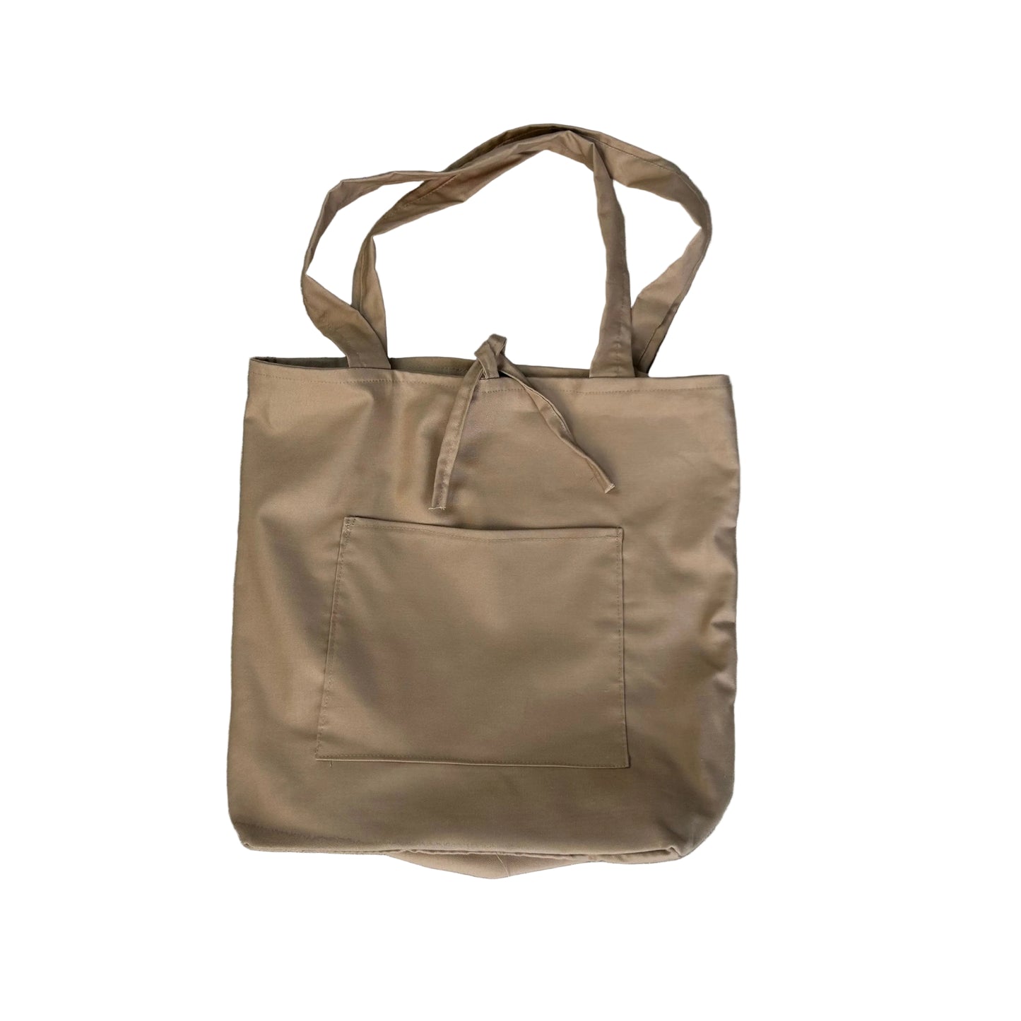 Totebag i kraftigt lærred, Mokka, Senegal