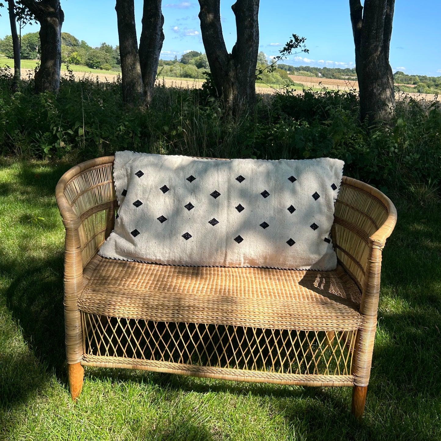 Double cushions in wool, from Morocco