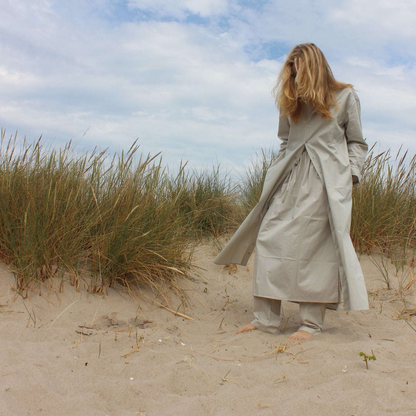 CARE BY ME, Shirt dress, many colors, GOTS certified cotton