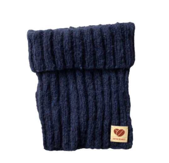 Coffee Beanie, Neckwarmer (Halsedisse) in wool, Several colors, Burundi