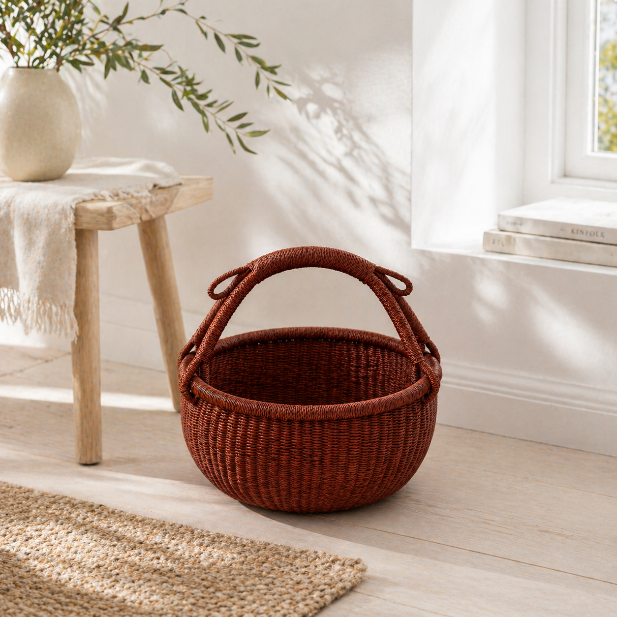 Bolga basket. Mocha