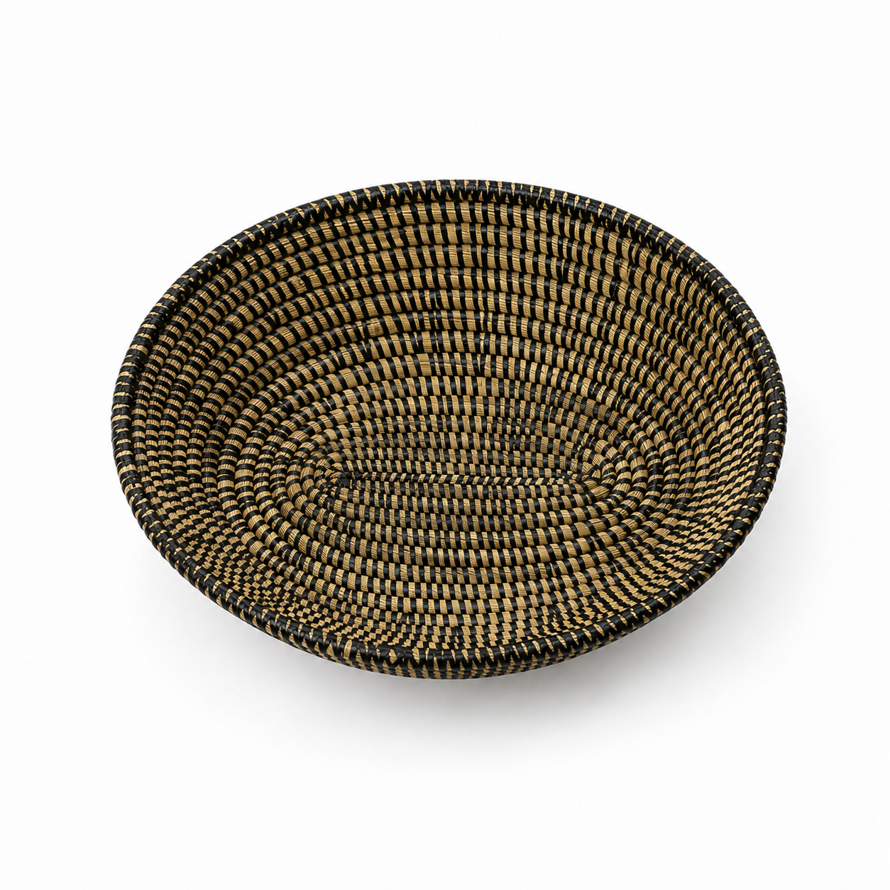 Brødkurv, sort. Oval
