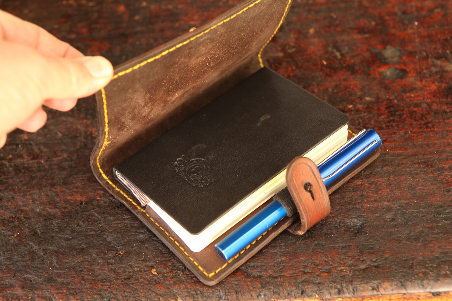Leather notebook, South Africa