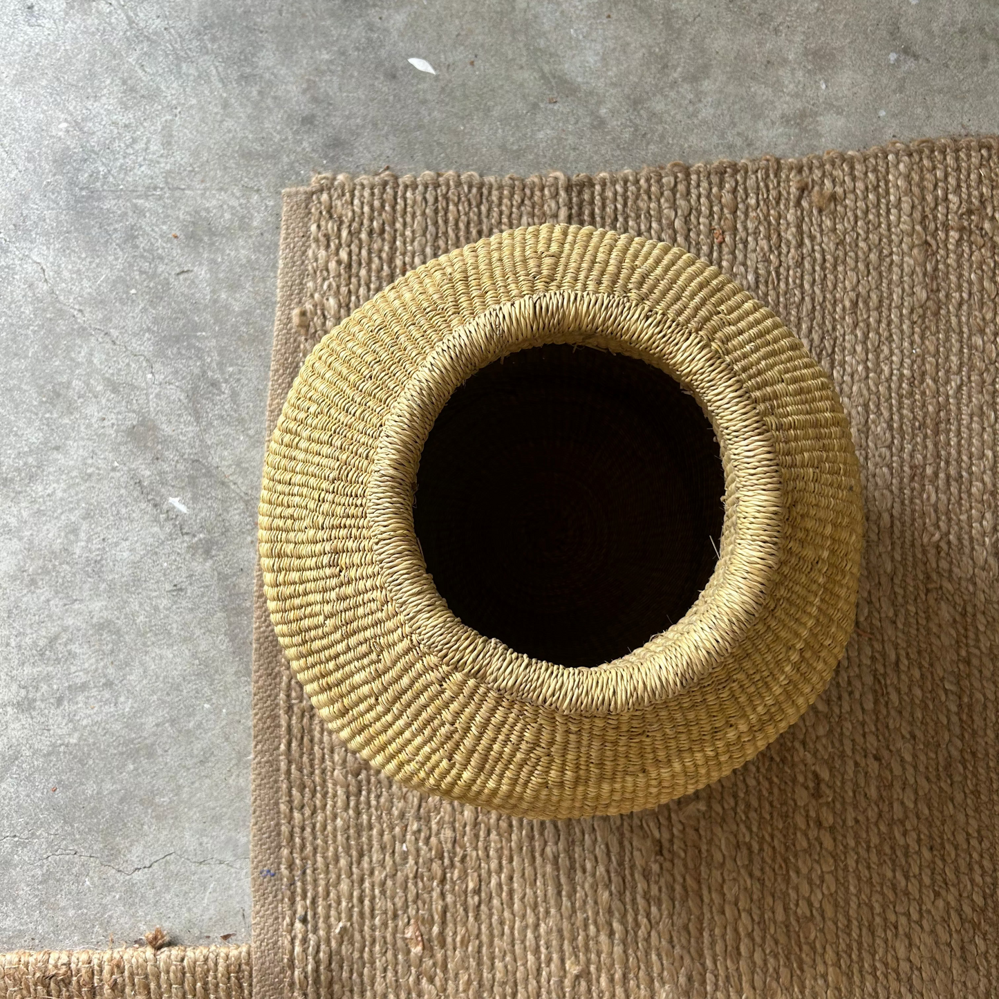 Basket for decoration, Fair Trade from Ghana