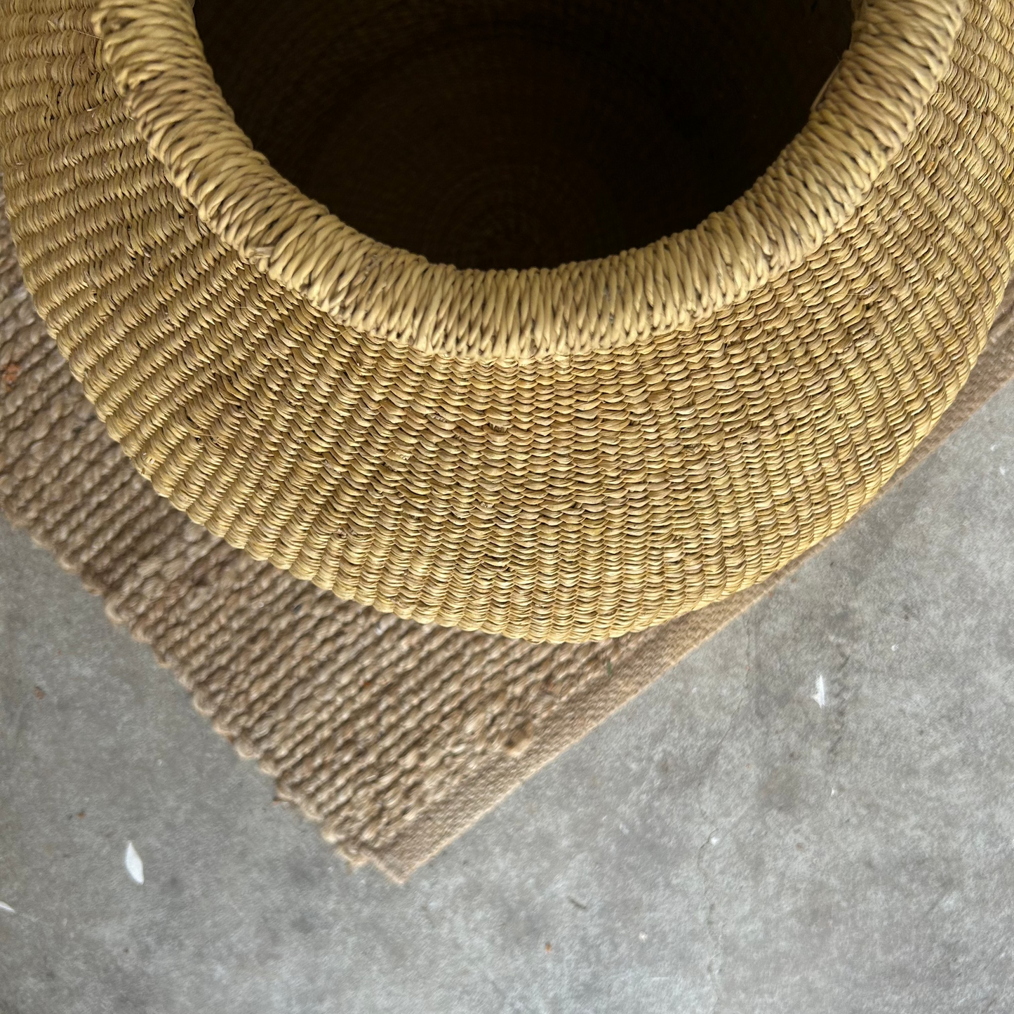 Basket for decoration, Fair Trade from Ghana
