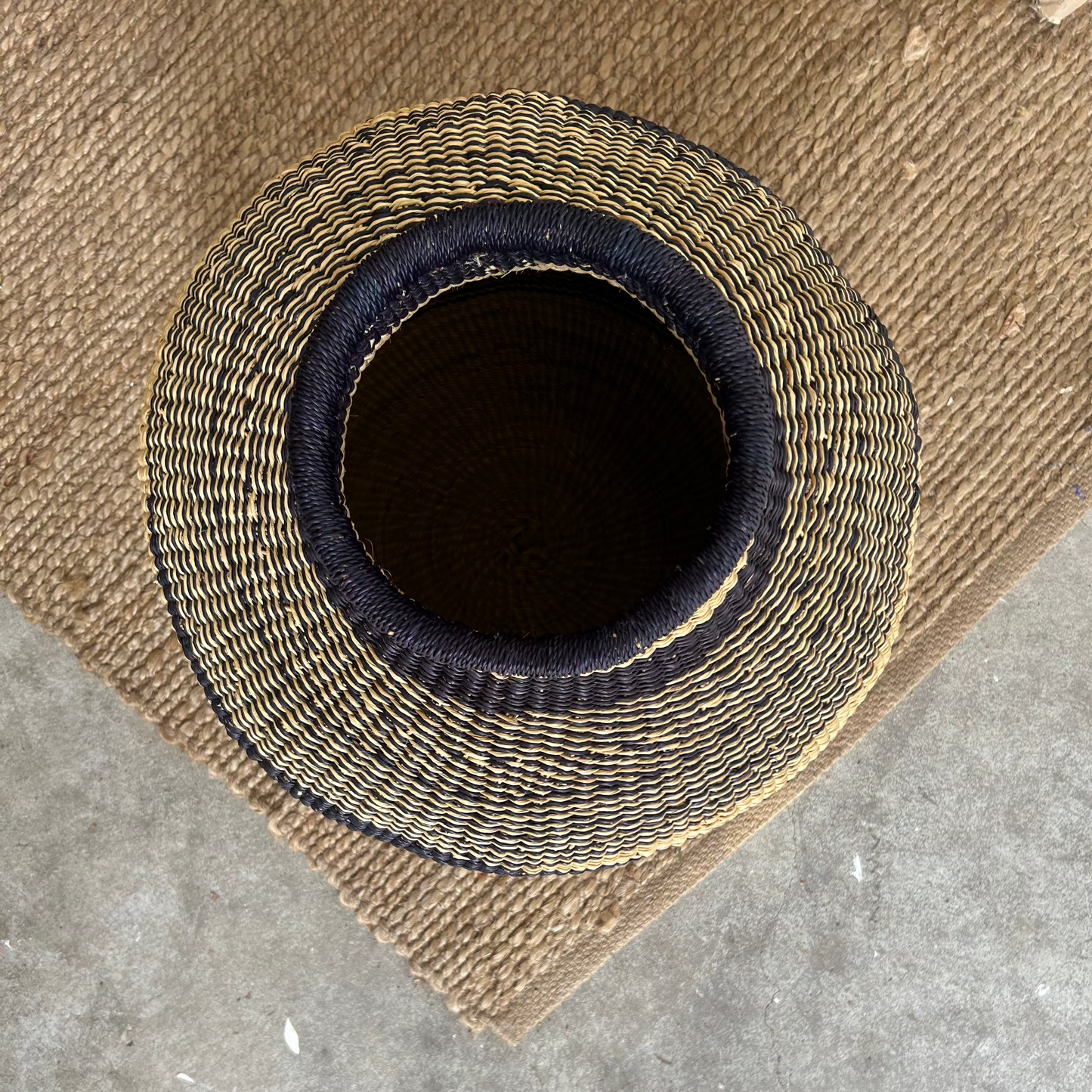 Basket for decoration, Fair Trade from Ghana