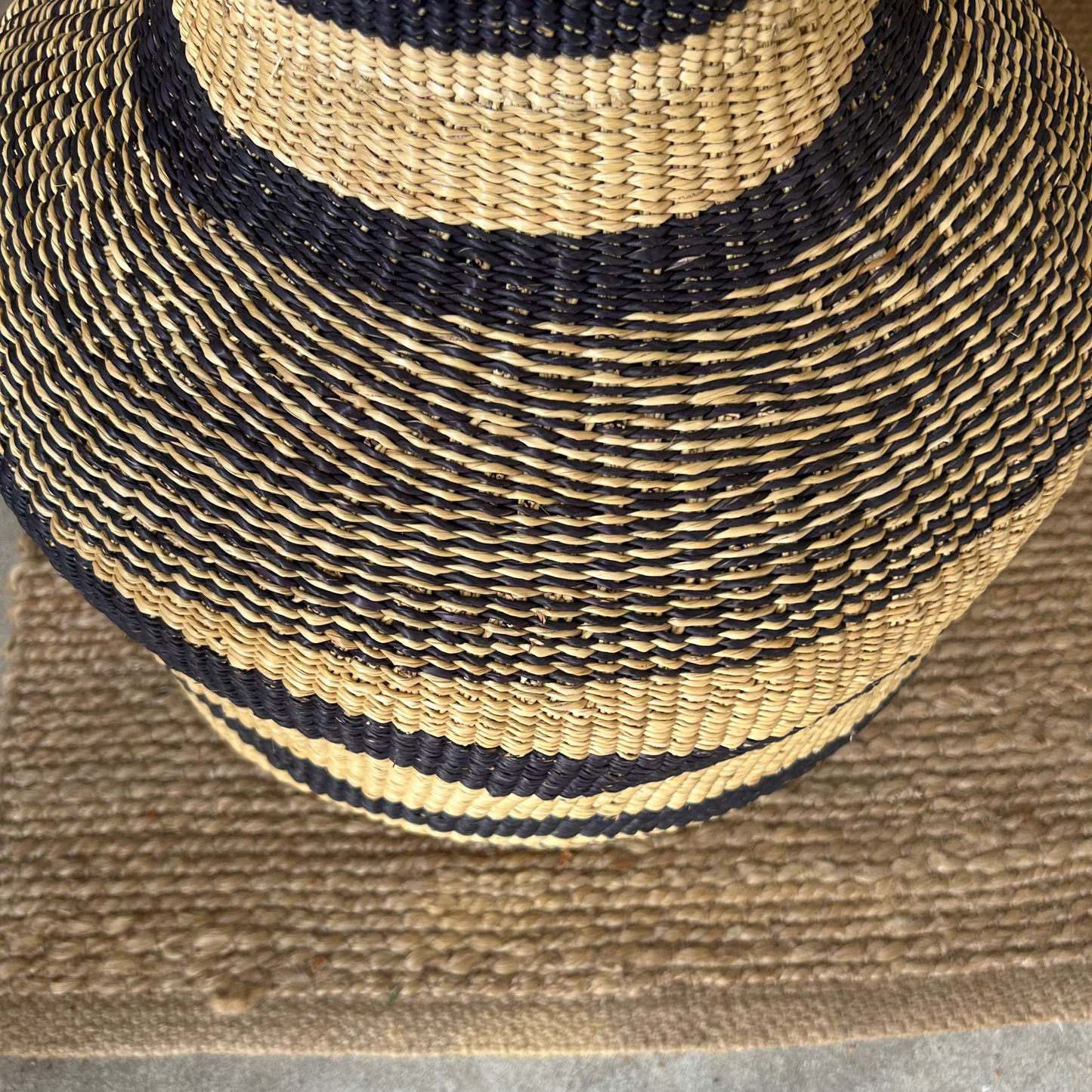 Basket for decoration, Fair Trade from Ghana