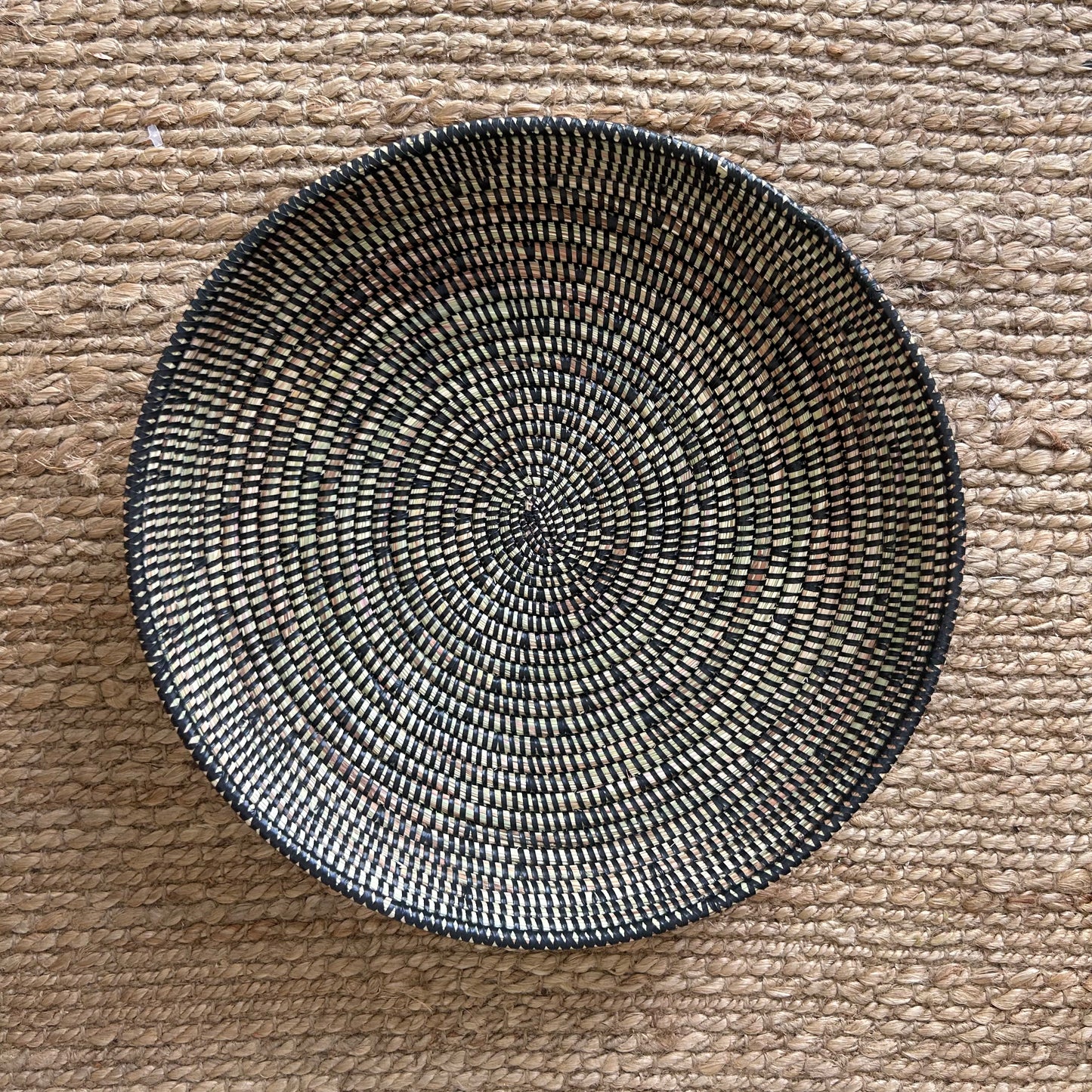 Bread basket / serving tray. Solid color, three sizes. Fair Trade, Senegal.