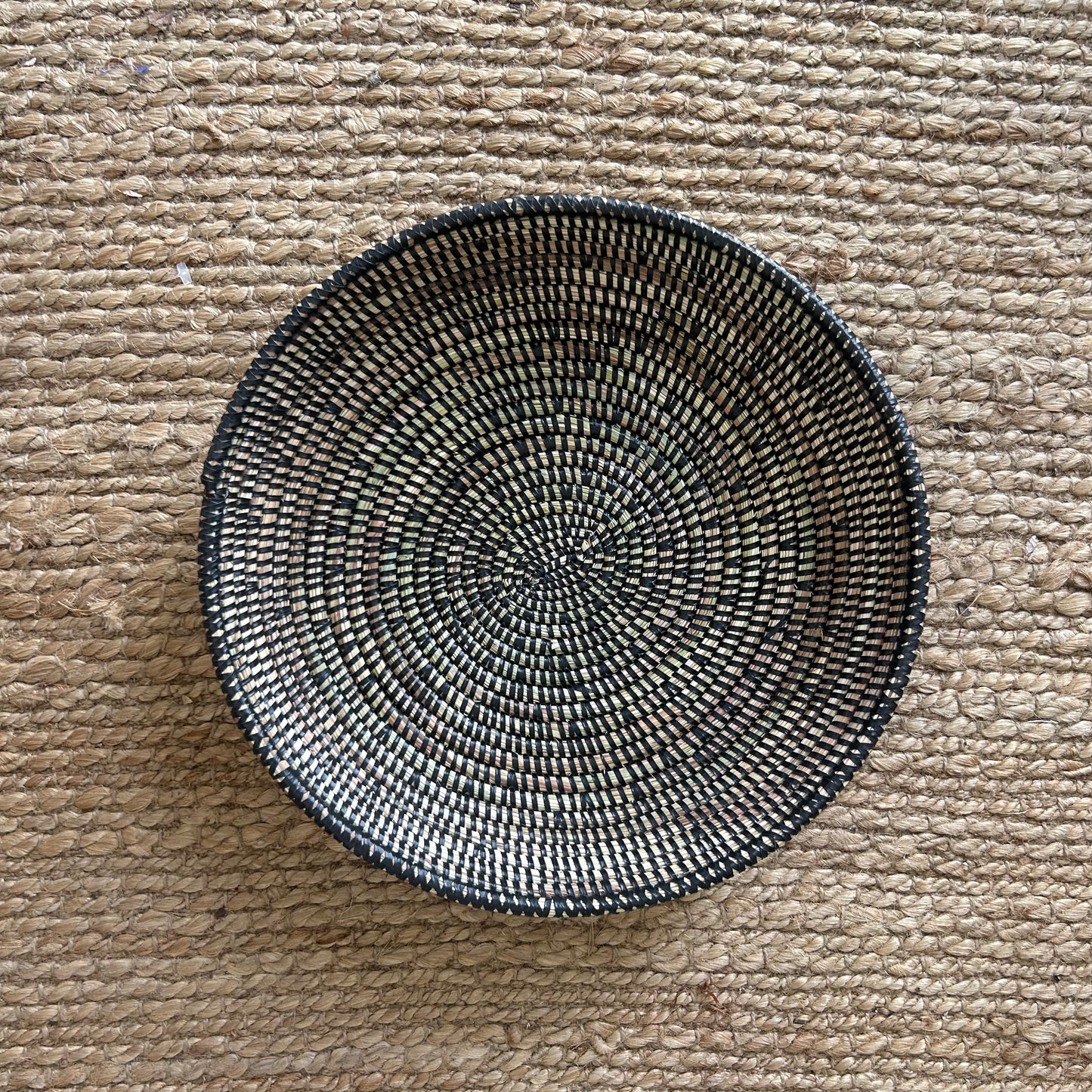Bread basket / serving tray. Solid color, three sizes. Fair Trade, Senegal.