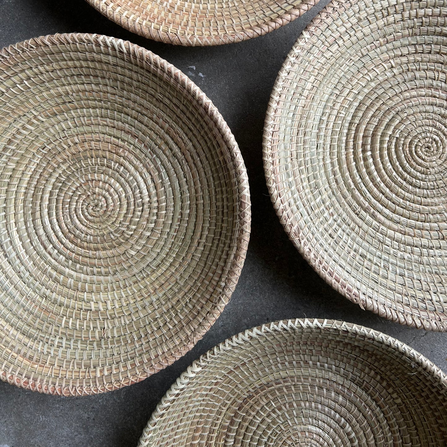 Tray in organic. Small. Handwoven. Fair Trade from Senegal