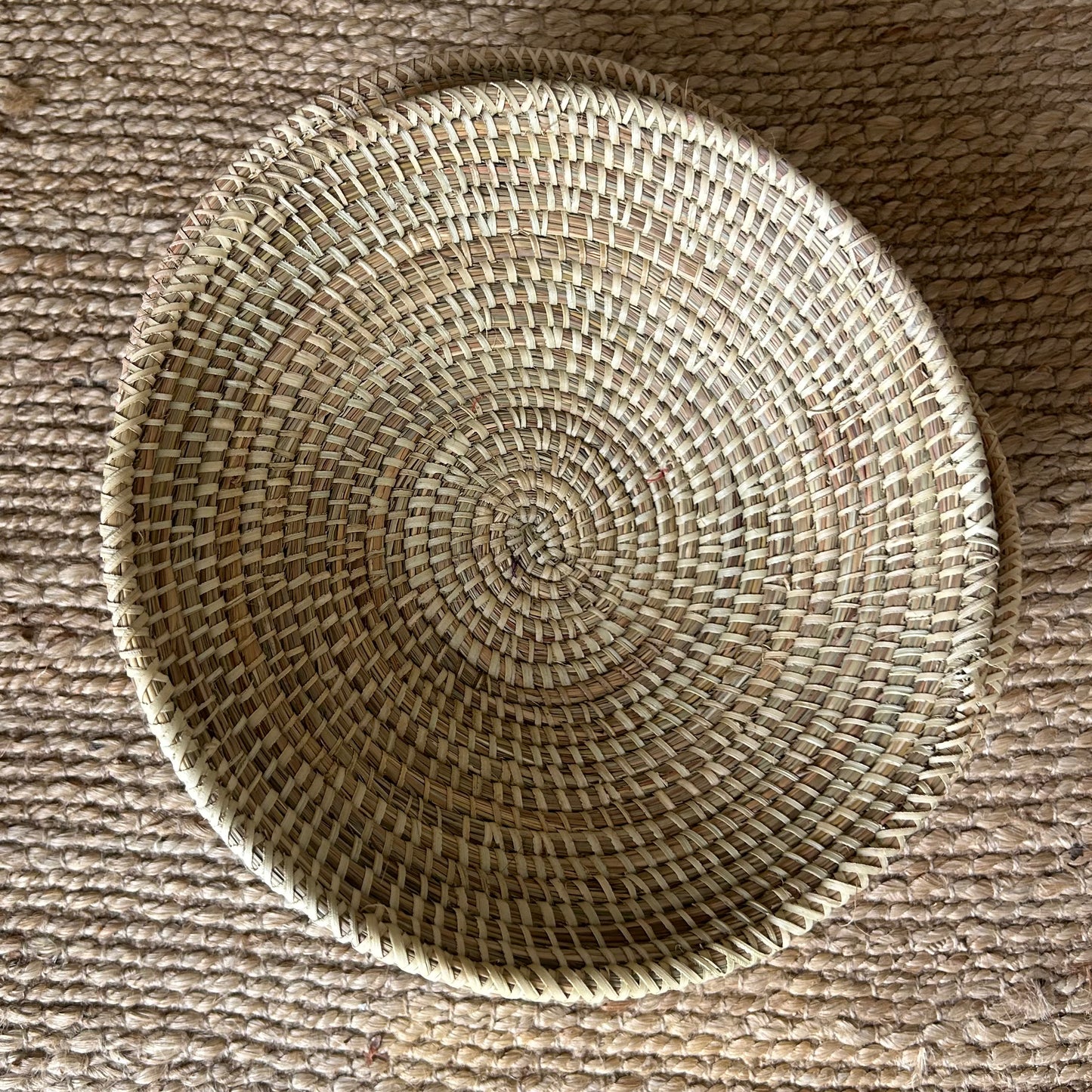 Tray in organic. Small. Handwoven. Fair Trade from Senegal