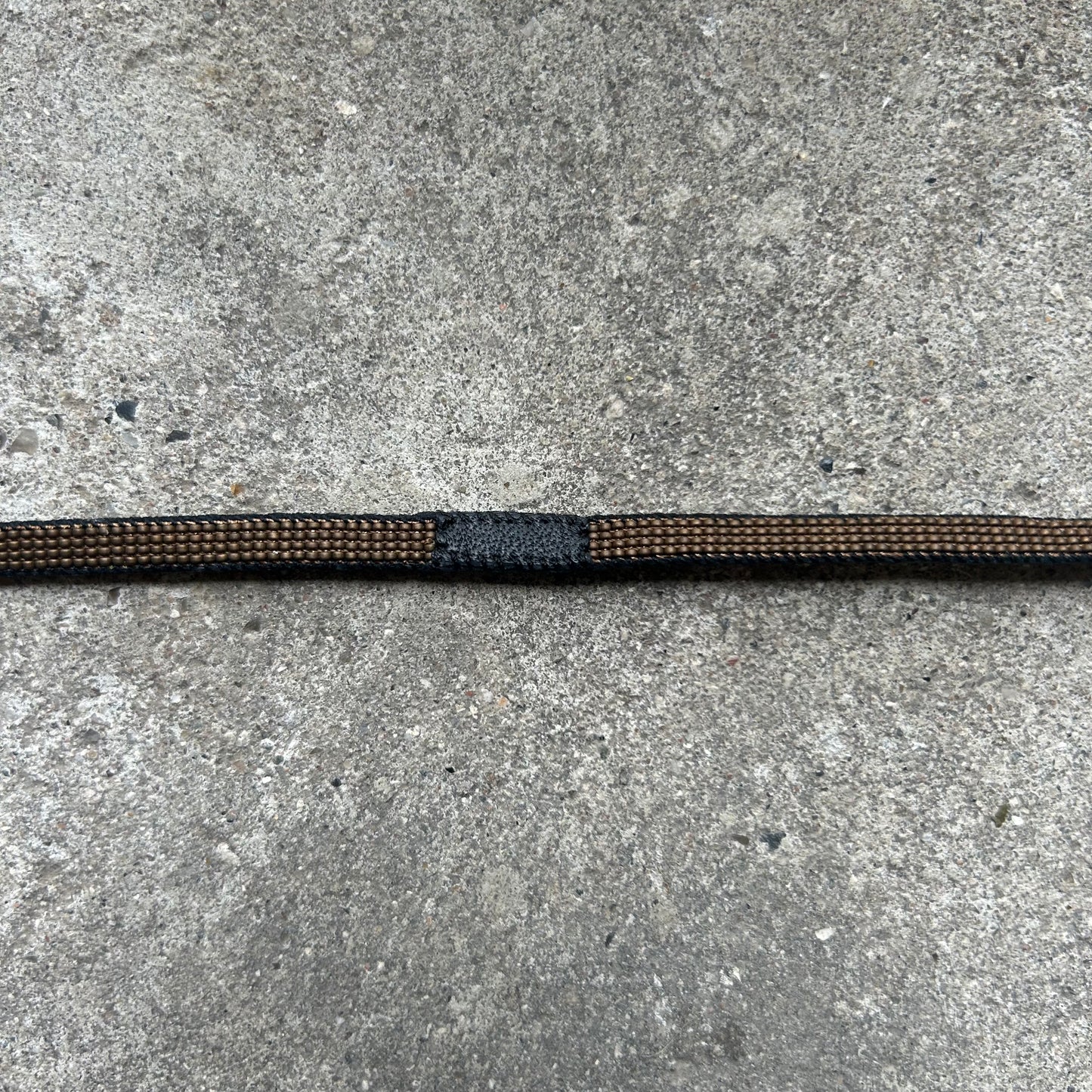Men's bracelet, leather & mocha beads