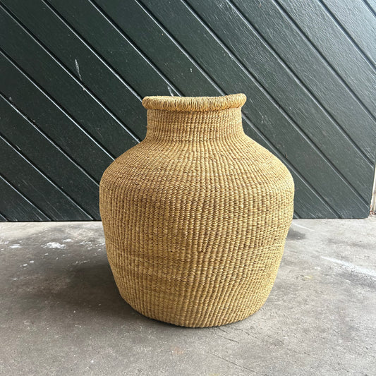 Basket for decoration, Fair Trade from Ghana