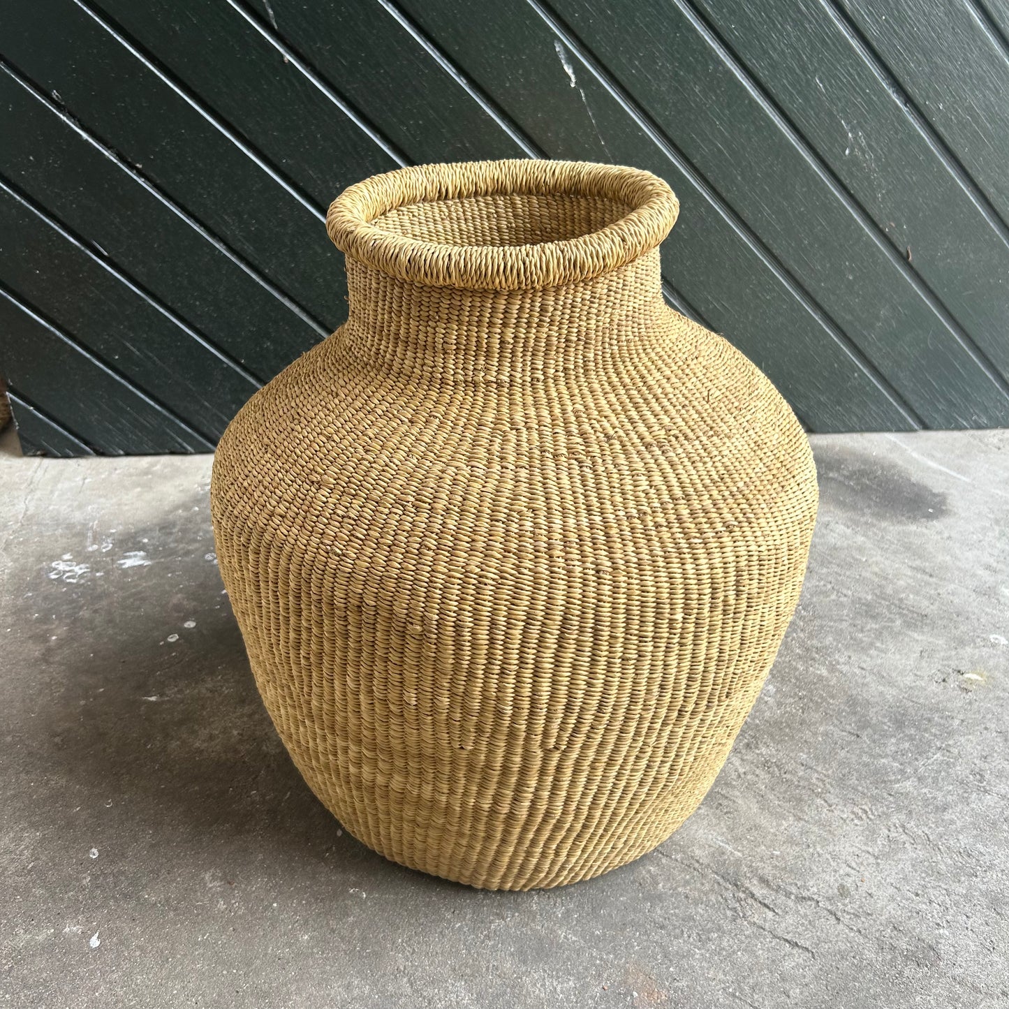 Basket for decoration, Fair Trade from Ghana