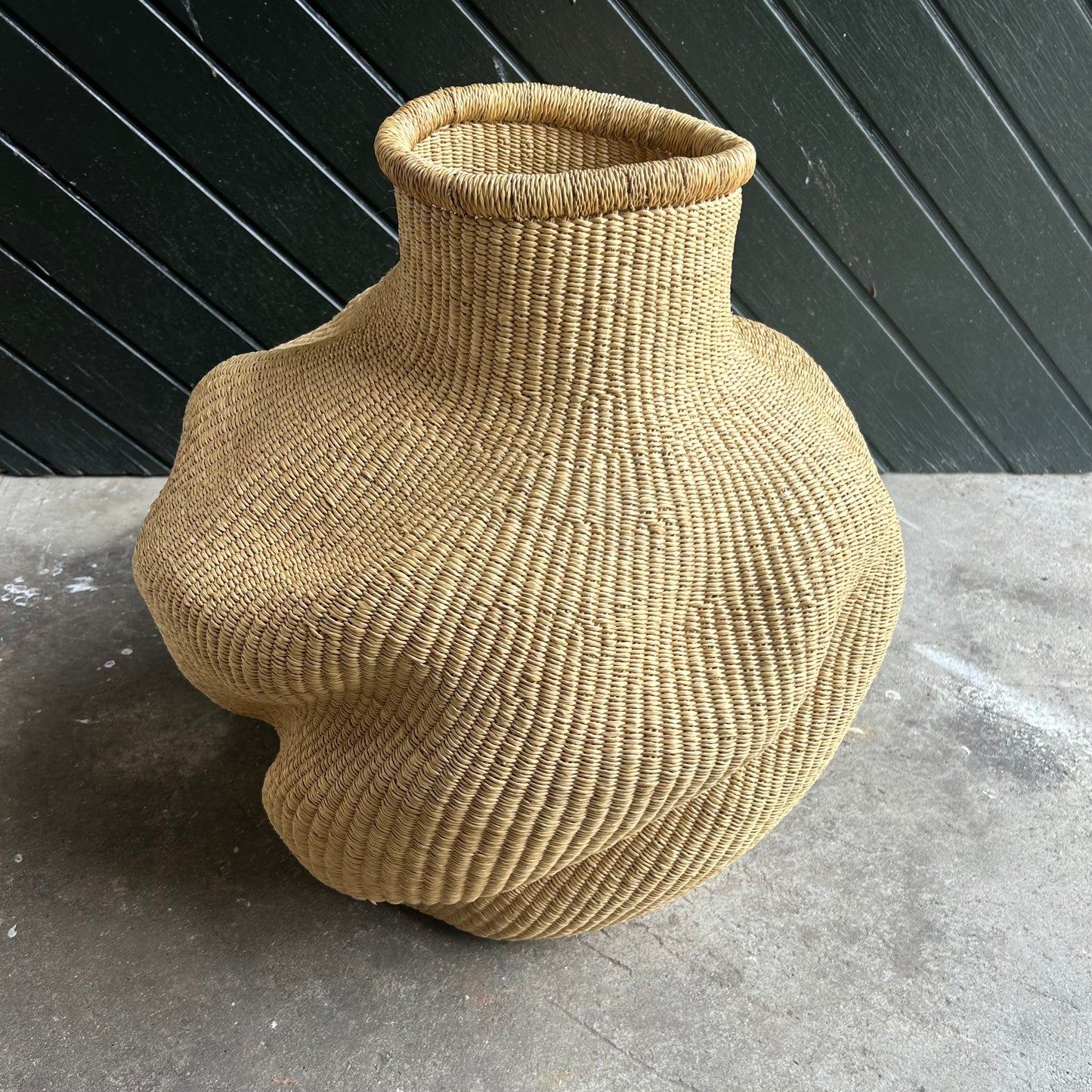 Basket for decoration, Fair Trade from Ghana