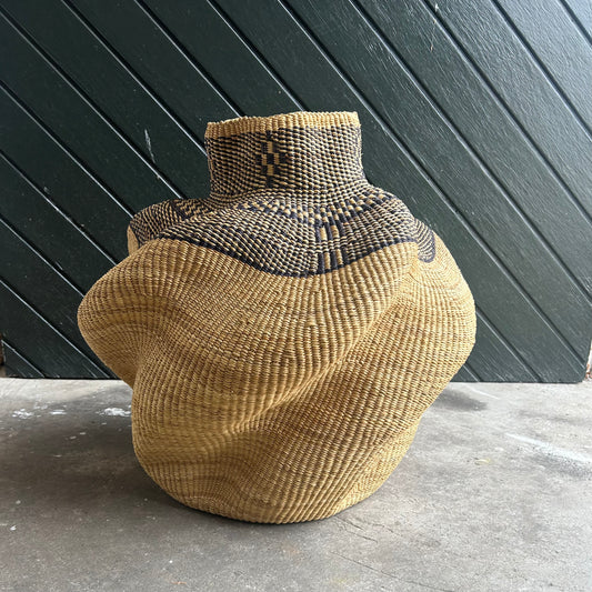 Basket for decoration, Fair Trade from Ghana