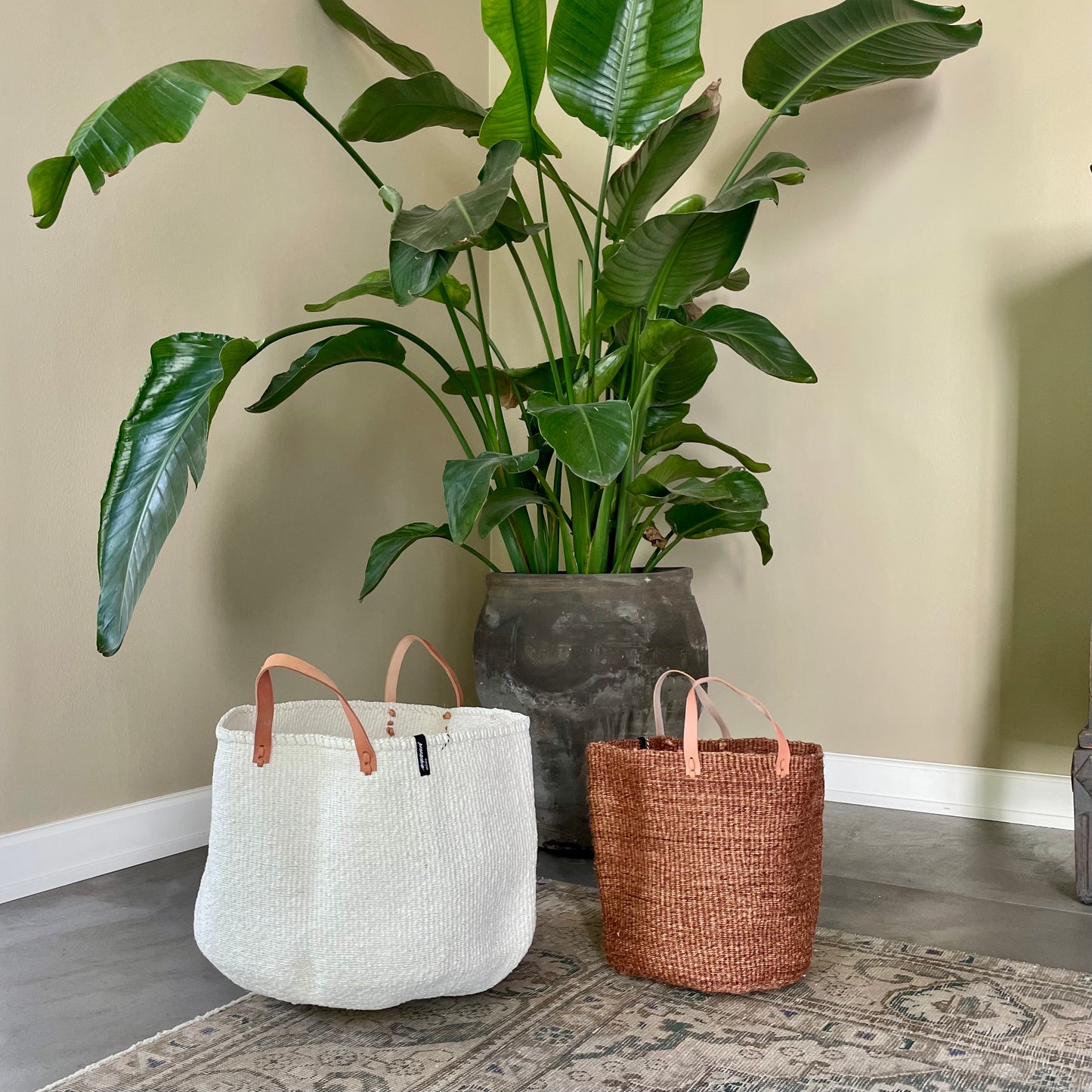 Gulvkurv, hvide, str. XXL, Kenya