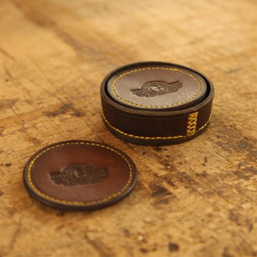 Table piece and protector in leather for the table, South Africa