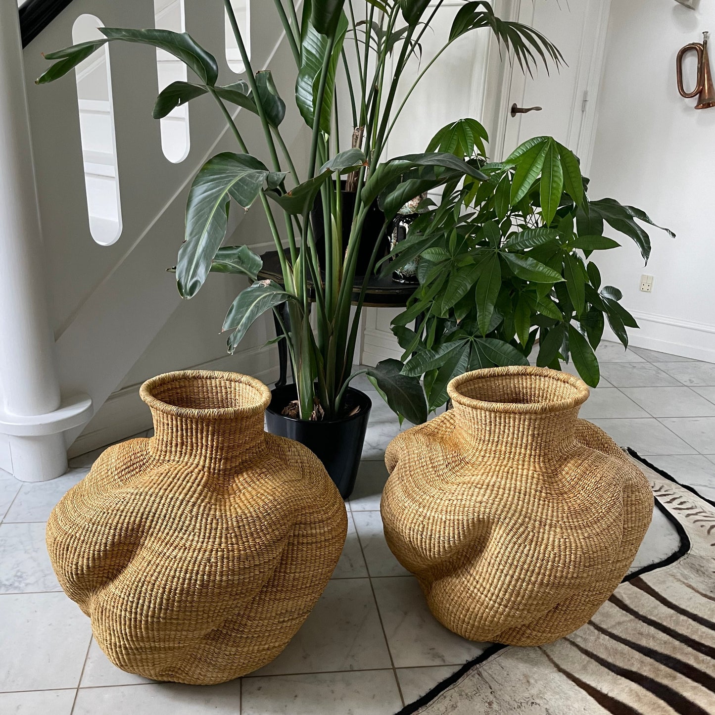 Basket for decoration, Fair Trade from Ghana