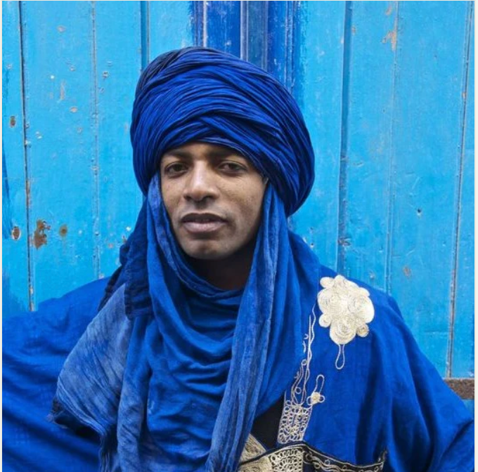 Skindæske i brun, to størrelser. Fair Trade fra Burkina Faso