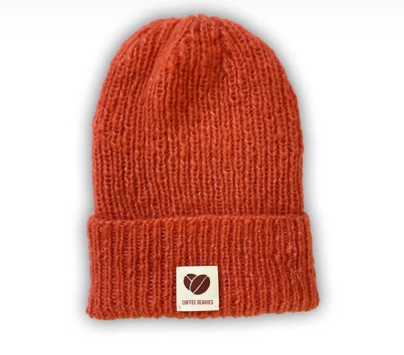 Coffee Beanies, Alpaca wool hat, multiple colors, Burundi