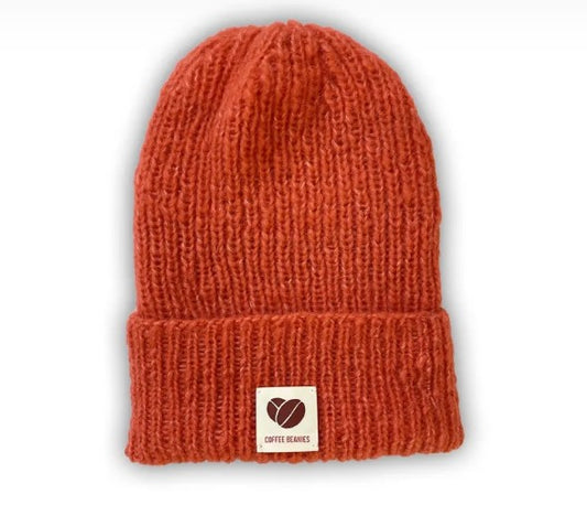 Coffee Beanies, Alpaca wool hat, multiple colors, Burundi