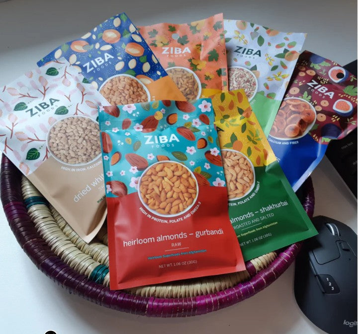 Snack packs - fem forskellige pakker af små snacks