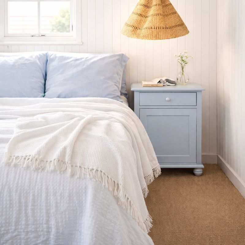 Cotton beach towel sarong: White / 90x180 cm