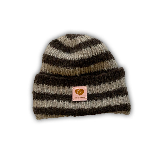 Coffee Beanies, Alpaca wool hat, multiple colors, Burundi