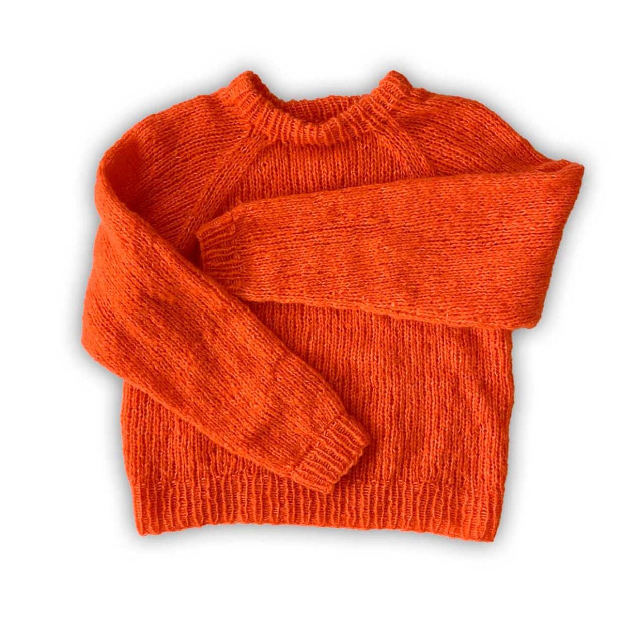 Coffee Beanies, Alpaca wool sweater, Coral red, Burundi