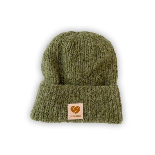 Coffee Beanies, Alpaca wool hat, multiple colors, Burundi