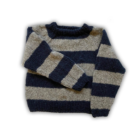 Coffee Beanies, Alpaca wool sweater, striped, multiple colors, Burundi