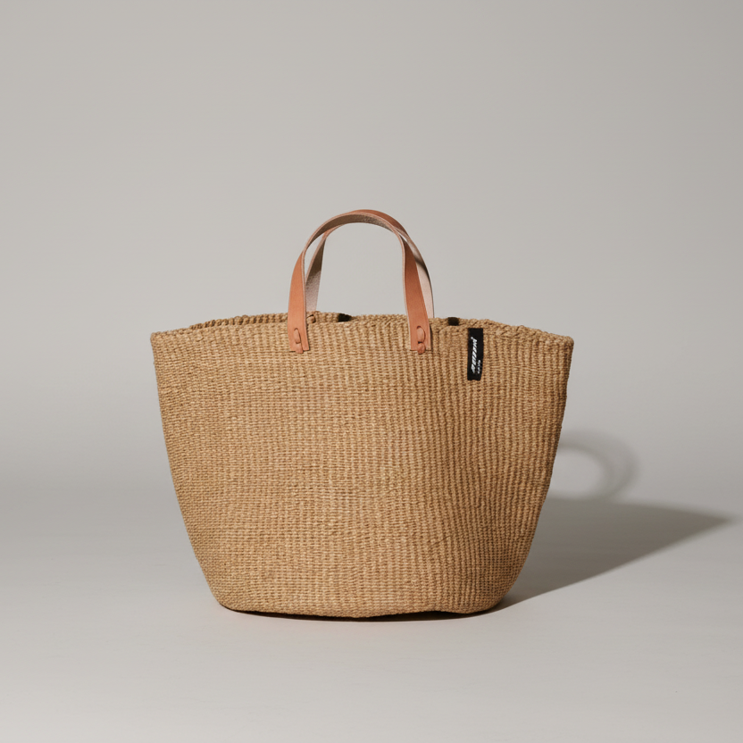 Kurv, naturfarvet, str. M, Kenya