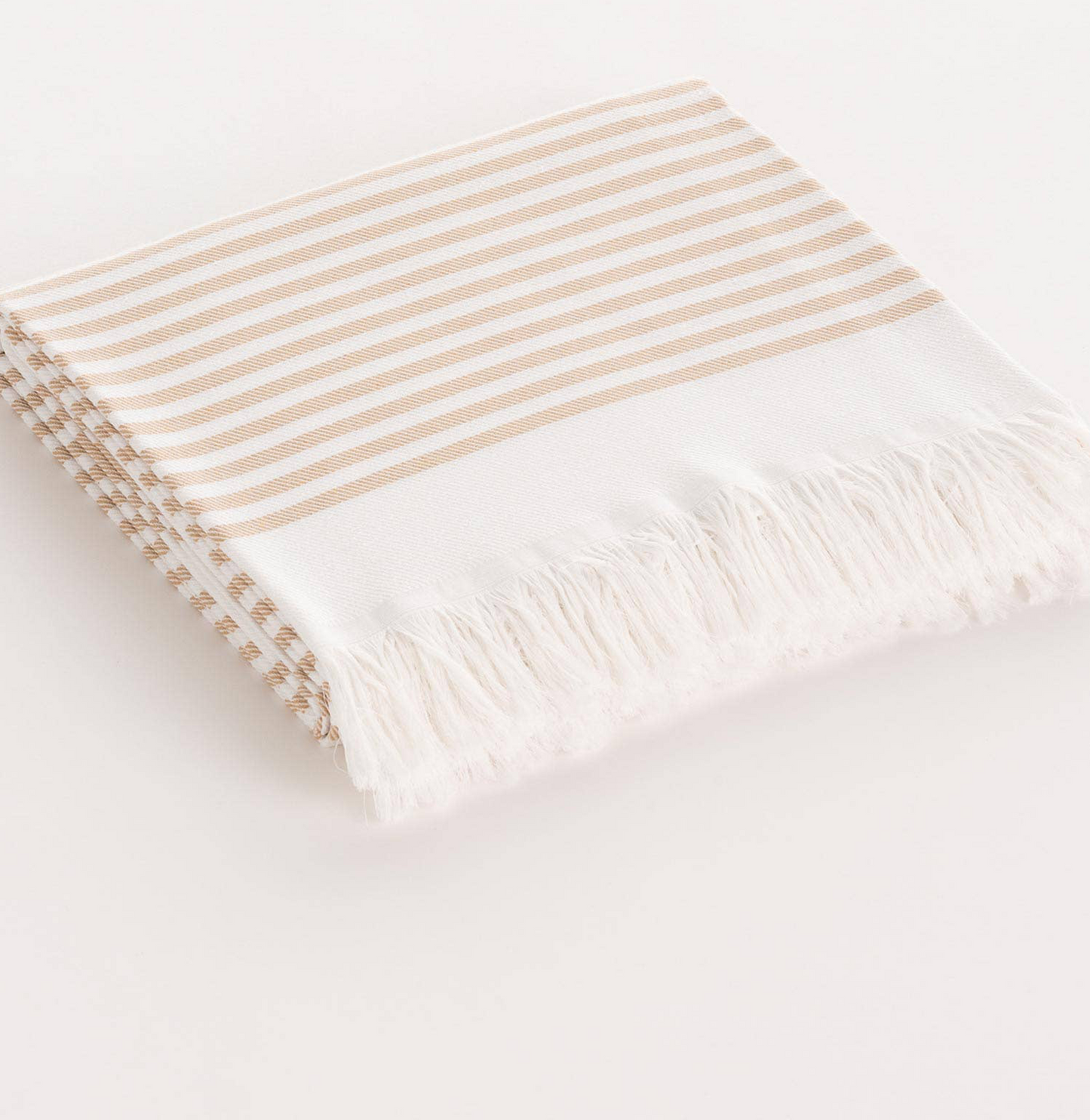 Strandhåndklæde-sarong: Beige / 90x180 cm