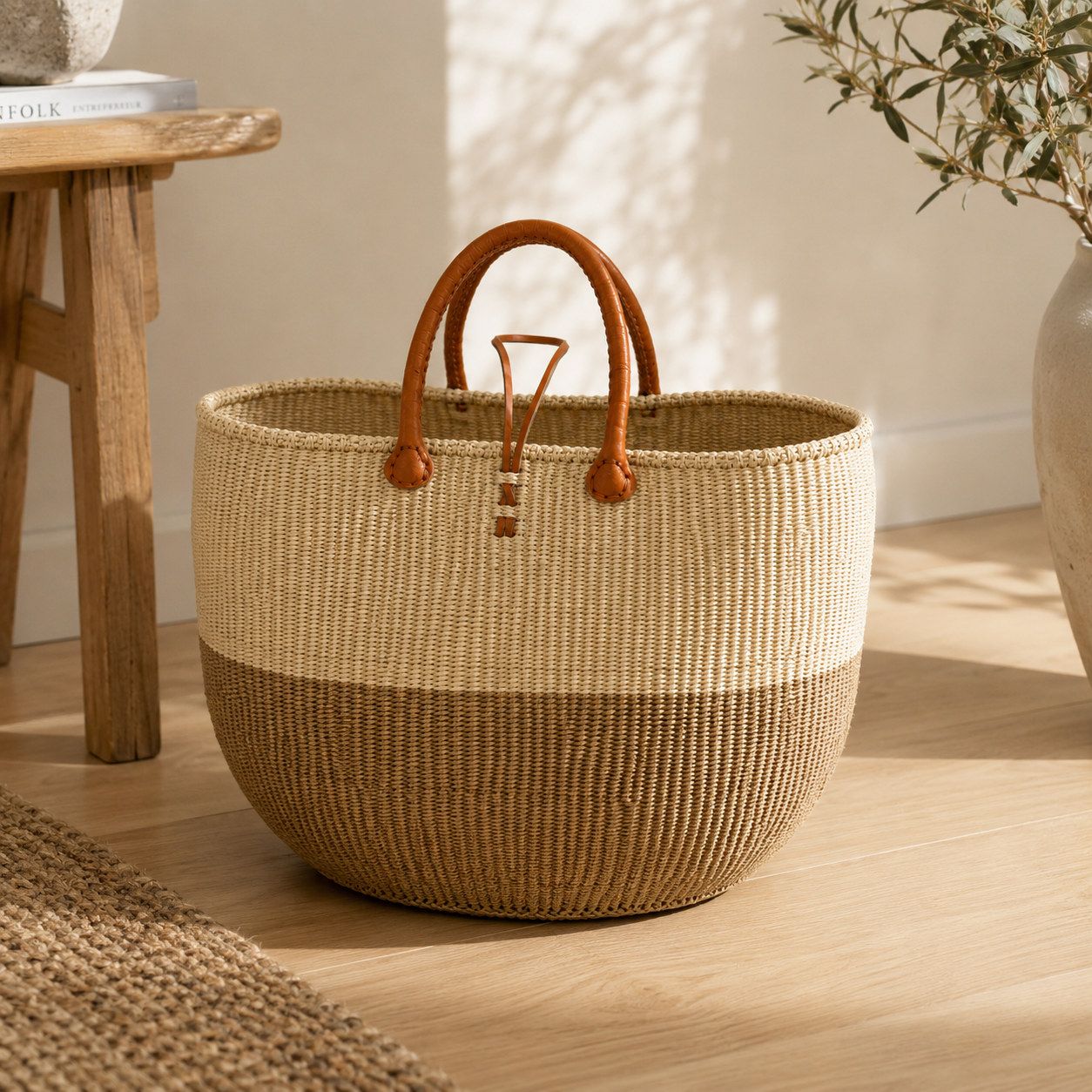 Basket, Mokka. size M