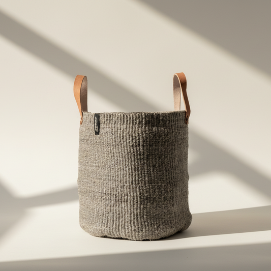 Kurv, Lys grå, str. M, Kenya