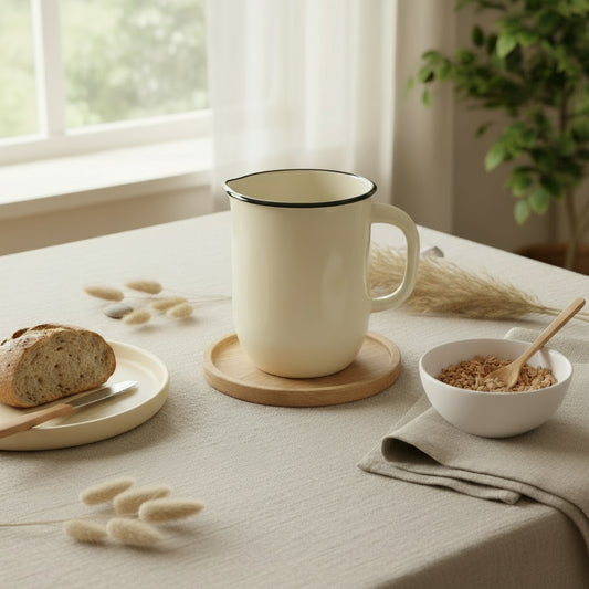 Håndlavet emaljekaraffel fra Ukraine, Fair Trade for Peace: Milk