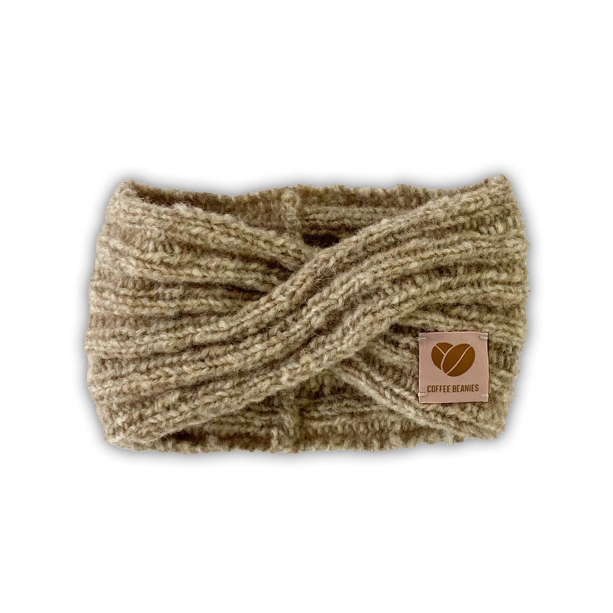 Coffee Beanie, Headband (pandebånd) i uld, Flere farver, Burundi