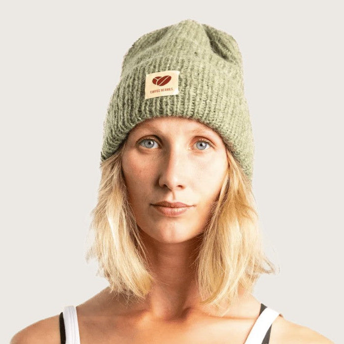 Coffee Beanies, Alpaka-uld hue, lys army, Burundi