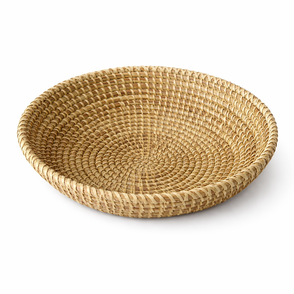 Bread tray, organic. Handwoven. Fair Trade from Senegal