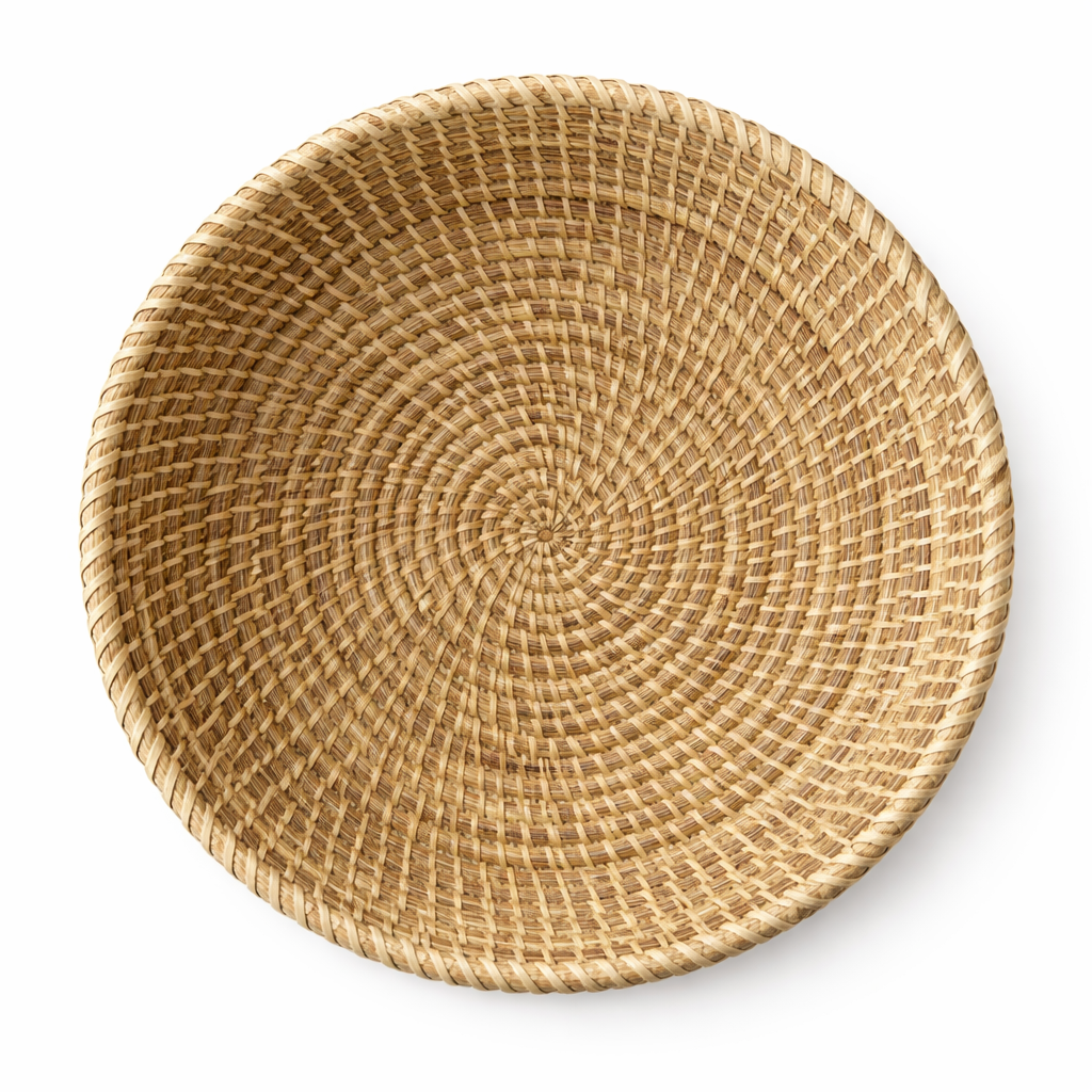 Bread tray, organic. Handwoven. Fair Trade from Senegal